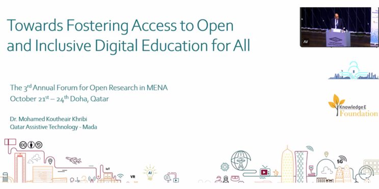 Mada participation in the 3rd Annual Forum on Open Research